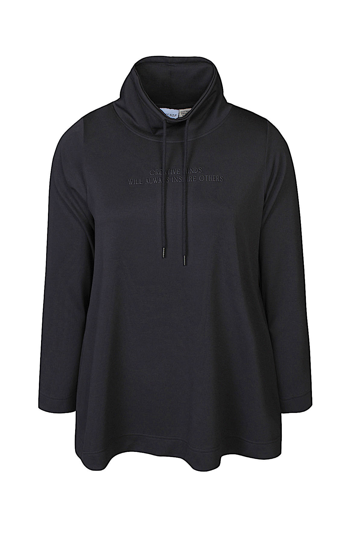 Mya Sweatshirts bluse Sort