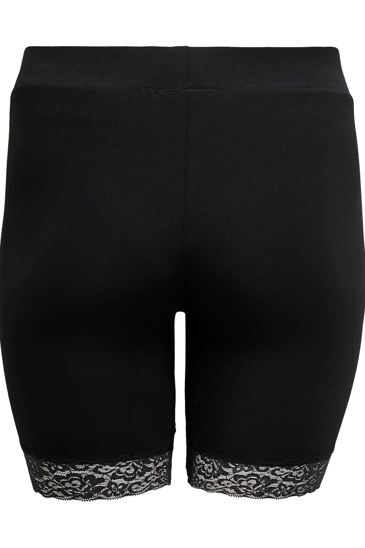 Time Shorts med Blondekant Sort